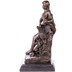 Léda hattyúval - bronz szobor képe